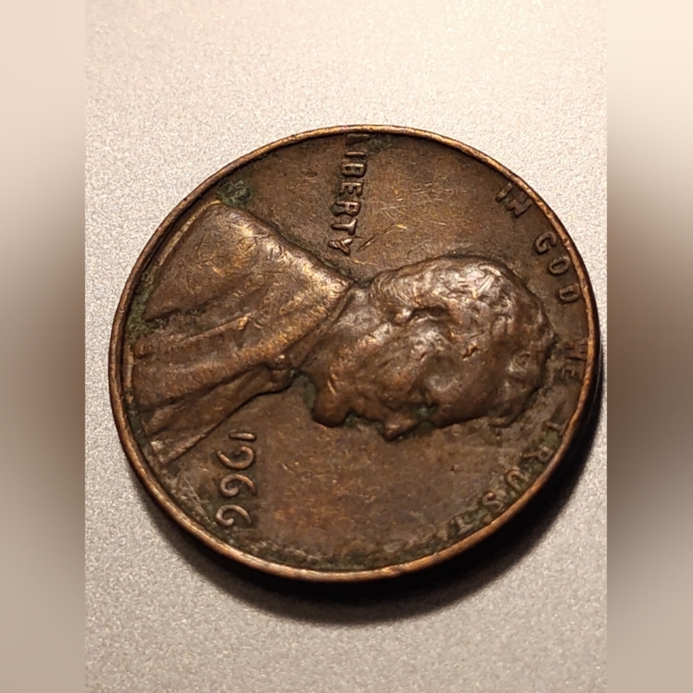 1966 Lincoln Memorial Penny Coin VTG Historical - Picture 7 of 8